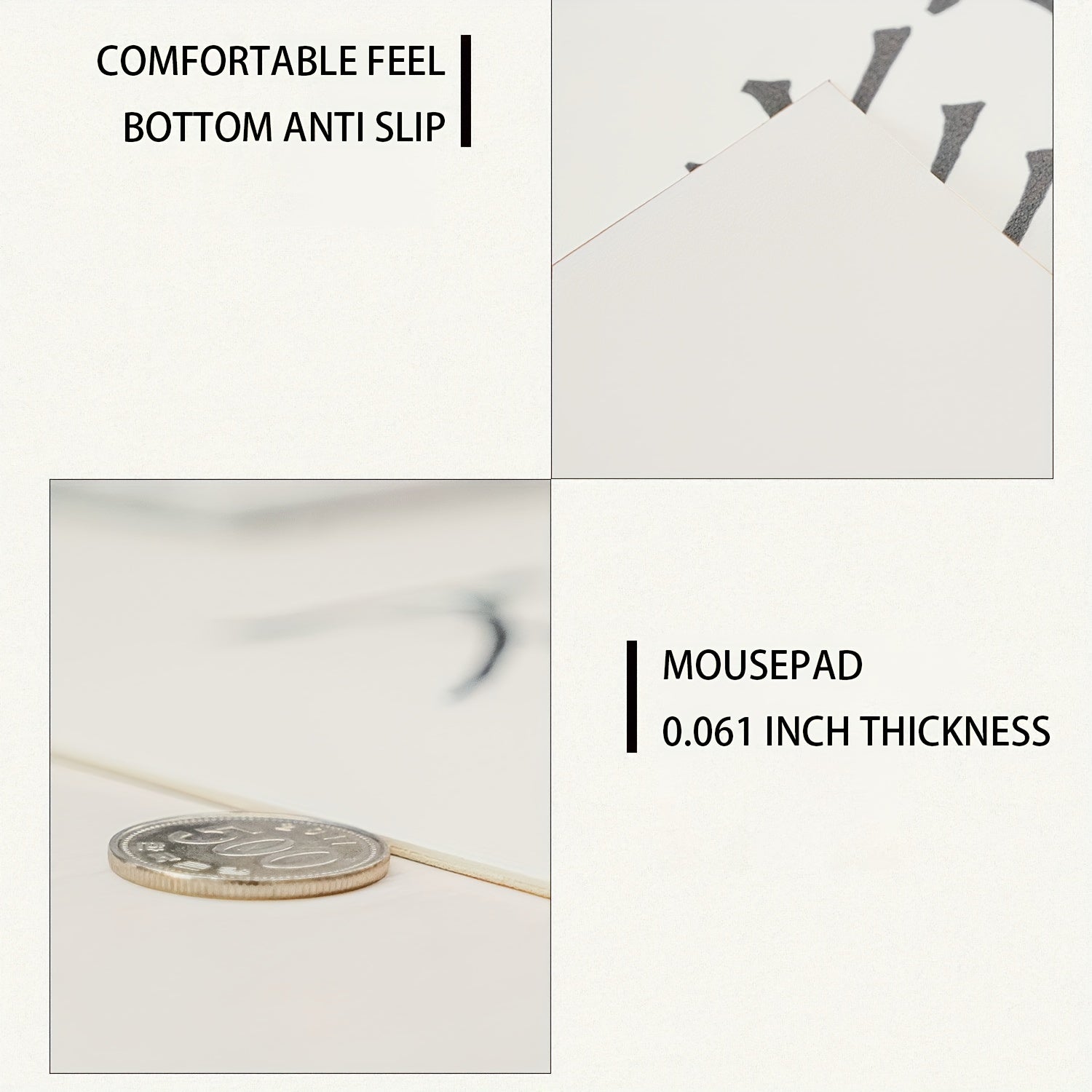 Large Mouse Pad Cartoon Milk Bottle Design Waterproof Non-Slip Soft Touch