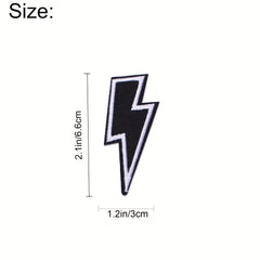 J CARP 5pcs Music Patches For Jackets Hats Backpacks Men's