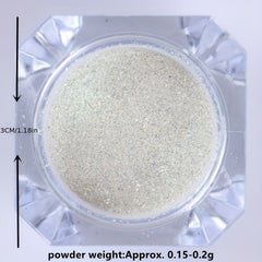 Aurora Mirror Pigment Iridescent Glitter Nail Art Dust