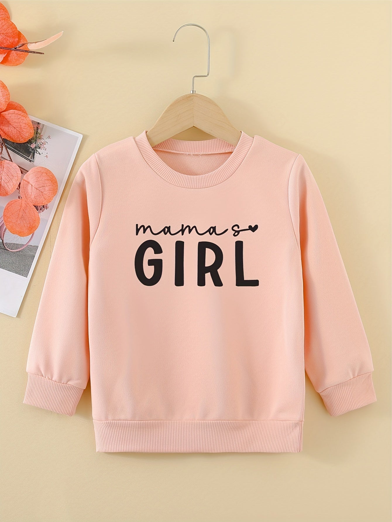 Girls' ''Mama's Girl'' Graphic Sweatshirt
