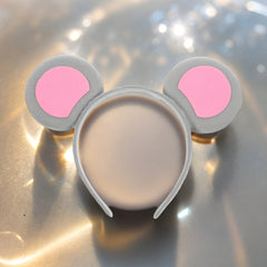 Pink Mouse Ear Headband Bow Hair Accessories