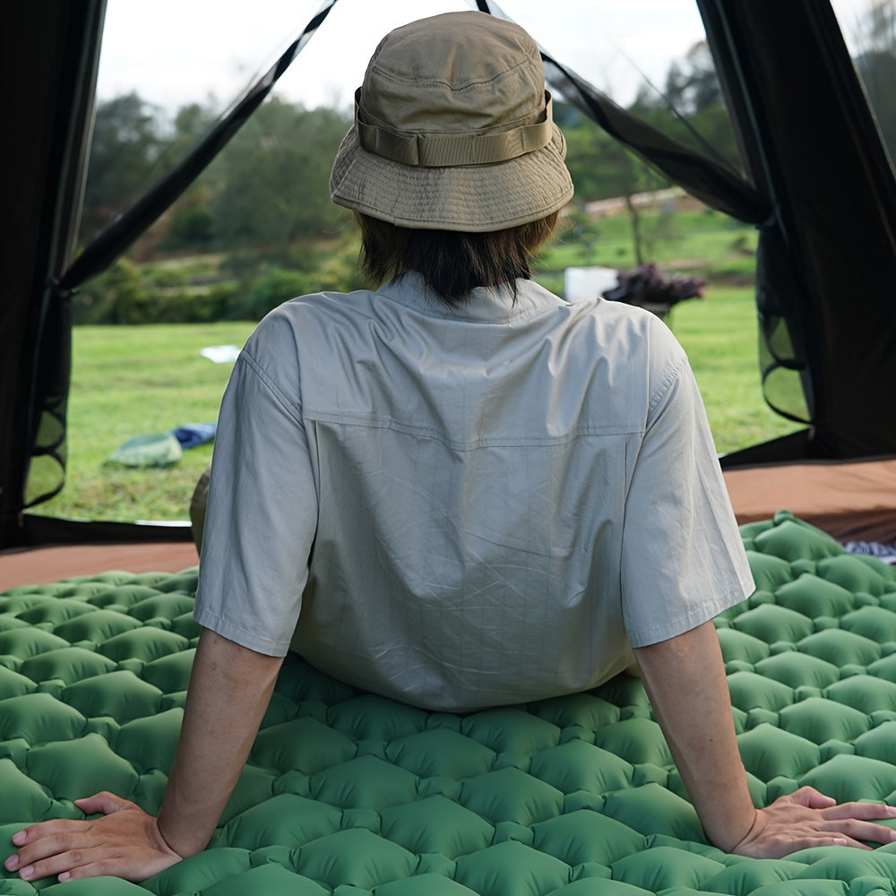 KORAMAN Inflatable Camping Sleeping Mat & Pillow for 2 People