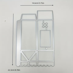 1pc Box Mold DIY Metal Embossing Scrapbooking Cutting Mold