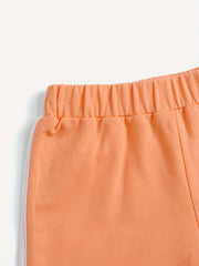 Girls Cartoon 'Cool Kid' Active Running Shorts Summer Athletic Shorts