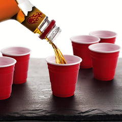 50pcs Disposable Mini Beer Pongs 2oz Shot Cups Drinking Cups Tableware Supplies