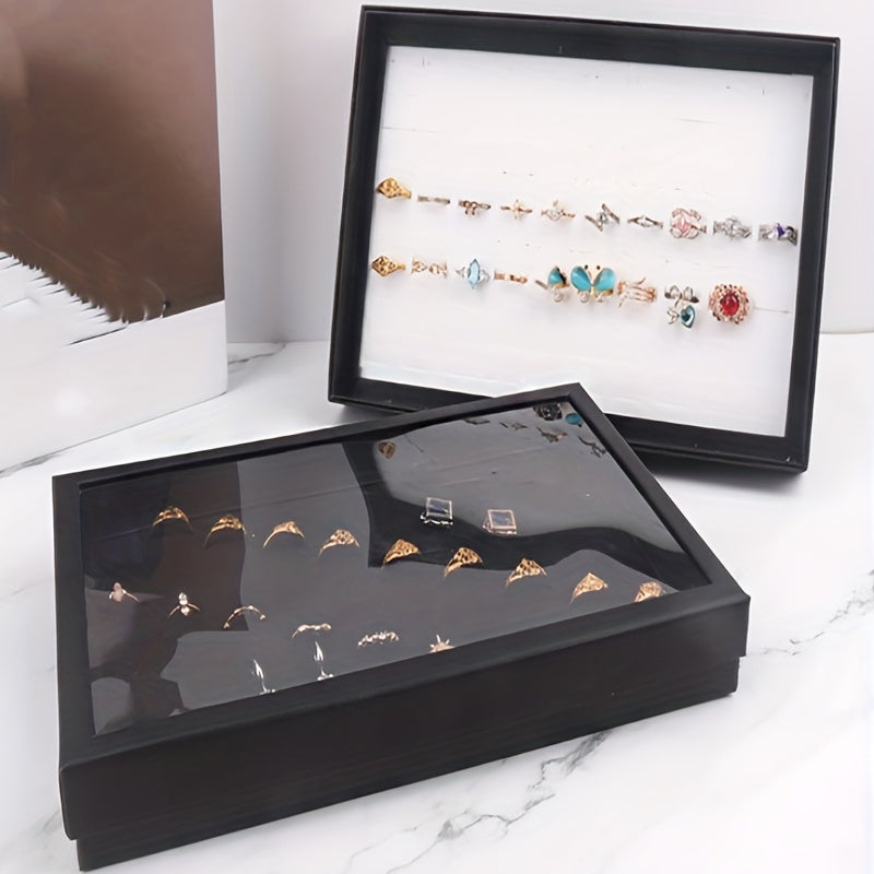 36 Holes Jewelry Box Transparent Earrings & Ring Storage