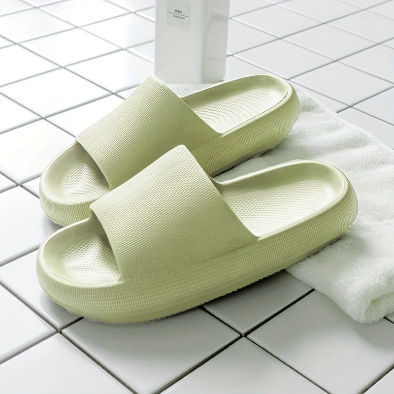Men's Cloud Slides Pillow Slippers Lightweight Open toe Shoes