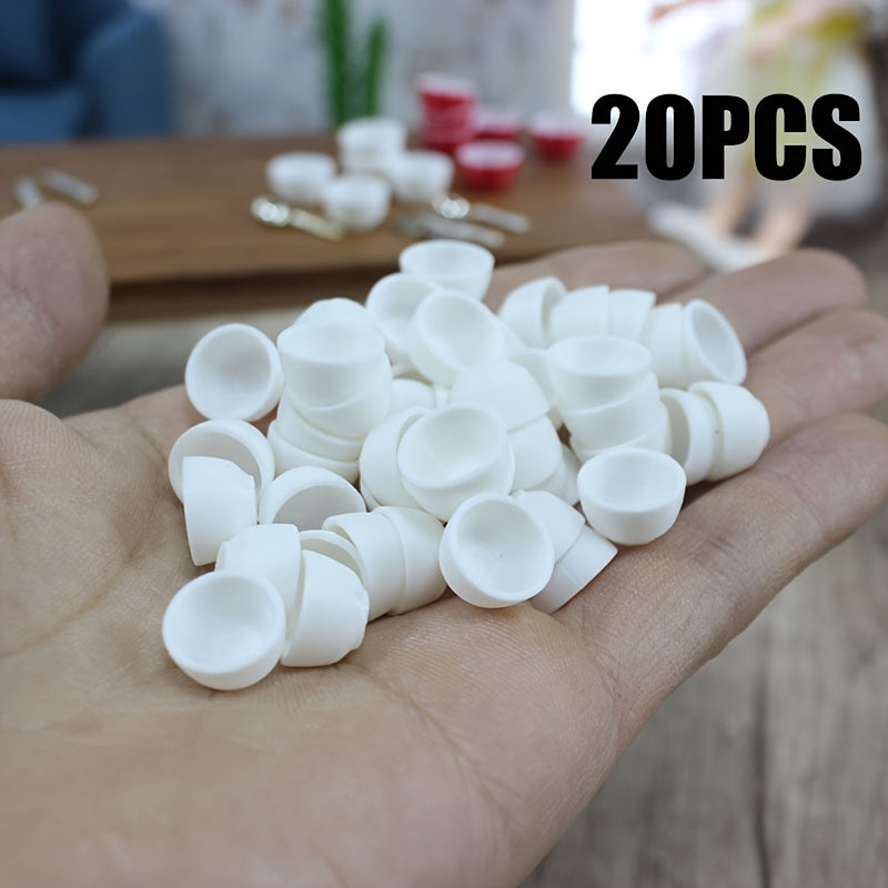 Mini Tableware Pocket Bowl Rice Bowl Playhouse Toy Food