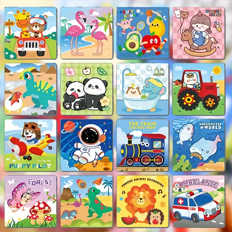 Creative Cartoon Animal Puzzle Children's Educational Paper Toys