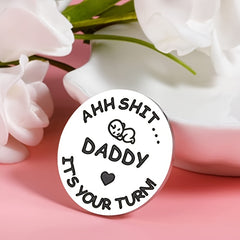 Double Sided Decision Coins for Parents - Perfect Gift for Dad Mom Husband Wife