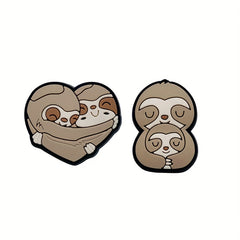 16pcs Sloth Shoe Charm PVC Shoe Buckle Clogs DIY Decoration