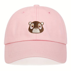 Cartoon Bear Baseball Cap Soft Top Hip hop Dad Hat