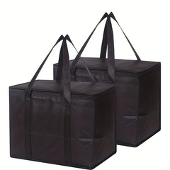 Large Capacity Insulated Grocery Bags Foldable Reusable Soft Cooler Bag
