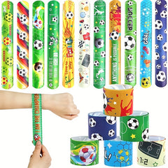 Football PVC Pat Ring Print Wristband Toy For Kids