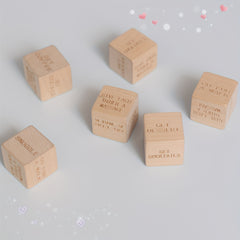 Date Night Wooden Dice Game For Couples