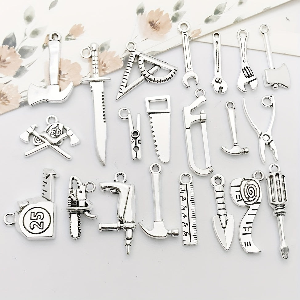 20pcs Tibetan Silver Metal Charms Pendants for Jewelry Making
