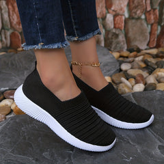 Women's Slip On Casual Sneakers Breathable Outdoor Shoes