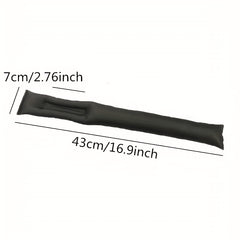 1pc Car Seat Gap Strips PU Leather Filler Side Leak-proof Spacer