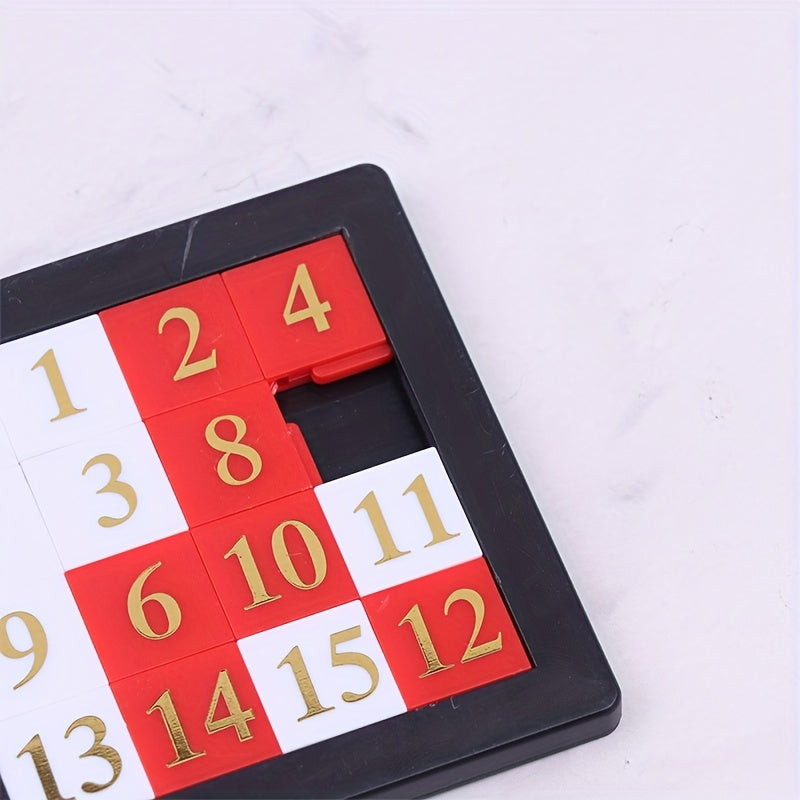 Interactive Sliding Puzzle Toy Logical Game Colorful Enhances Counting Skills