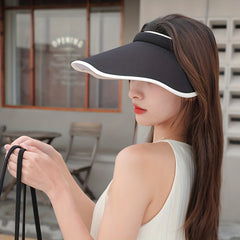 Wide Brim Summer Visors Sun Hat for Women