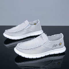 Men's Slip On Canvas Shoes Lightweight Casual Flats