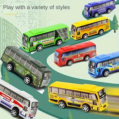 Simulation Bus Car Toy Big Bus Model Christmas Halloween Thanksgiving Gift