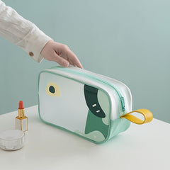 Travel Toiletry Bag Zipper Makeup Brush Holder