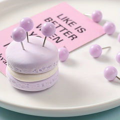 Macaron Push Pin Set - Student Stationery Set