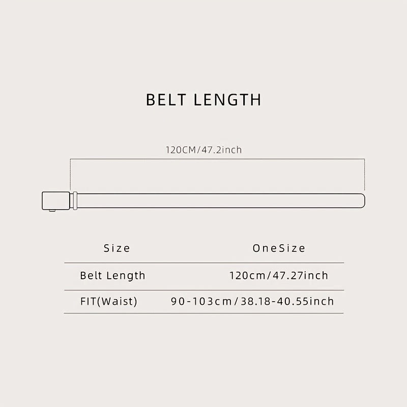 Men's Business Belt with Automatic Buckle