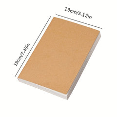 Thick Blank Notebook Retro Notepad Large Painting Drawing Book