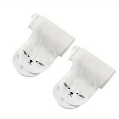 2 Pairs Girls Thin Breathable Dance Socks for Summer