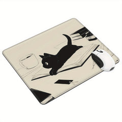 Funny Cat Mouse Pad Non Slip Rubber Base Animals Mouse Pad for Desk