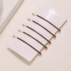 Women's Glossy Bobby Pin Enamel Hair Clip