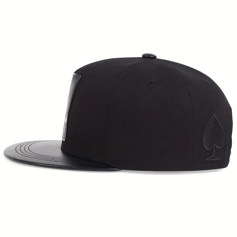 Men's Hip Hop Playing Card PU Leather Baseball Cap