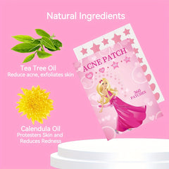 360 Counts Pink Heart & Star Shaped Acne Patch Hydrocolloid Acne Patches