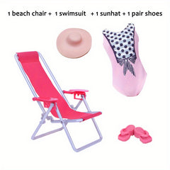4Pcs Doll Swimwear Set Accessories For 11.5'' Dolls Girls Toys