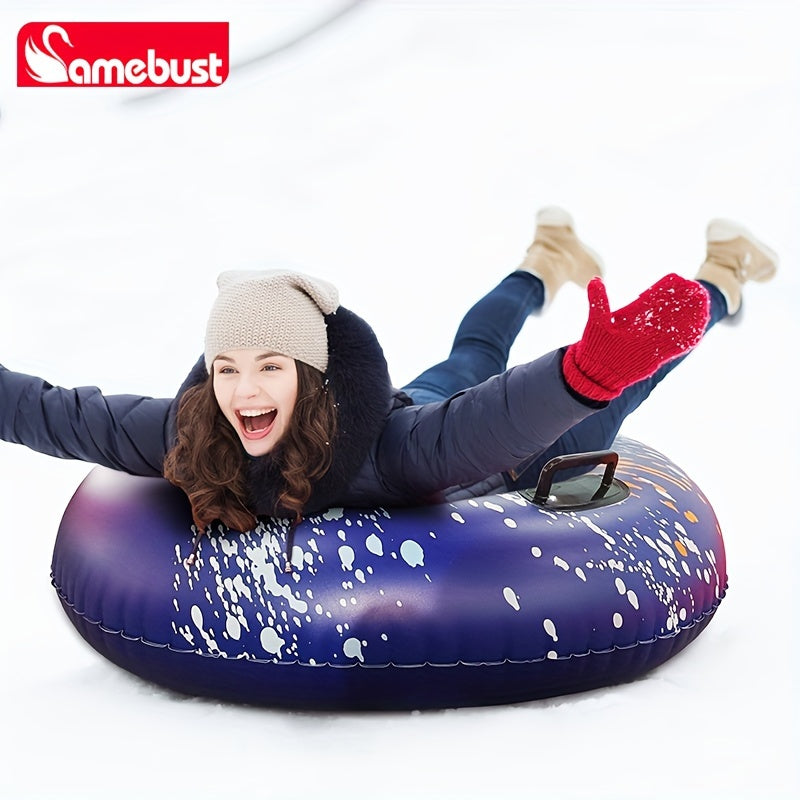 Inflatable Skiing Circle Snow Sled 47inch 119 Coldproof Thickened PVC Material
