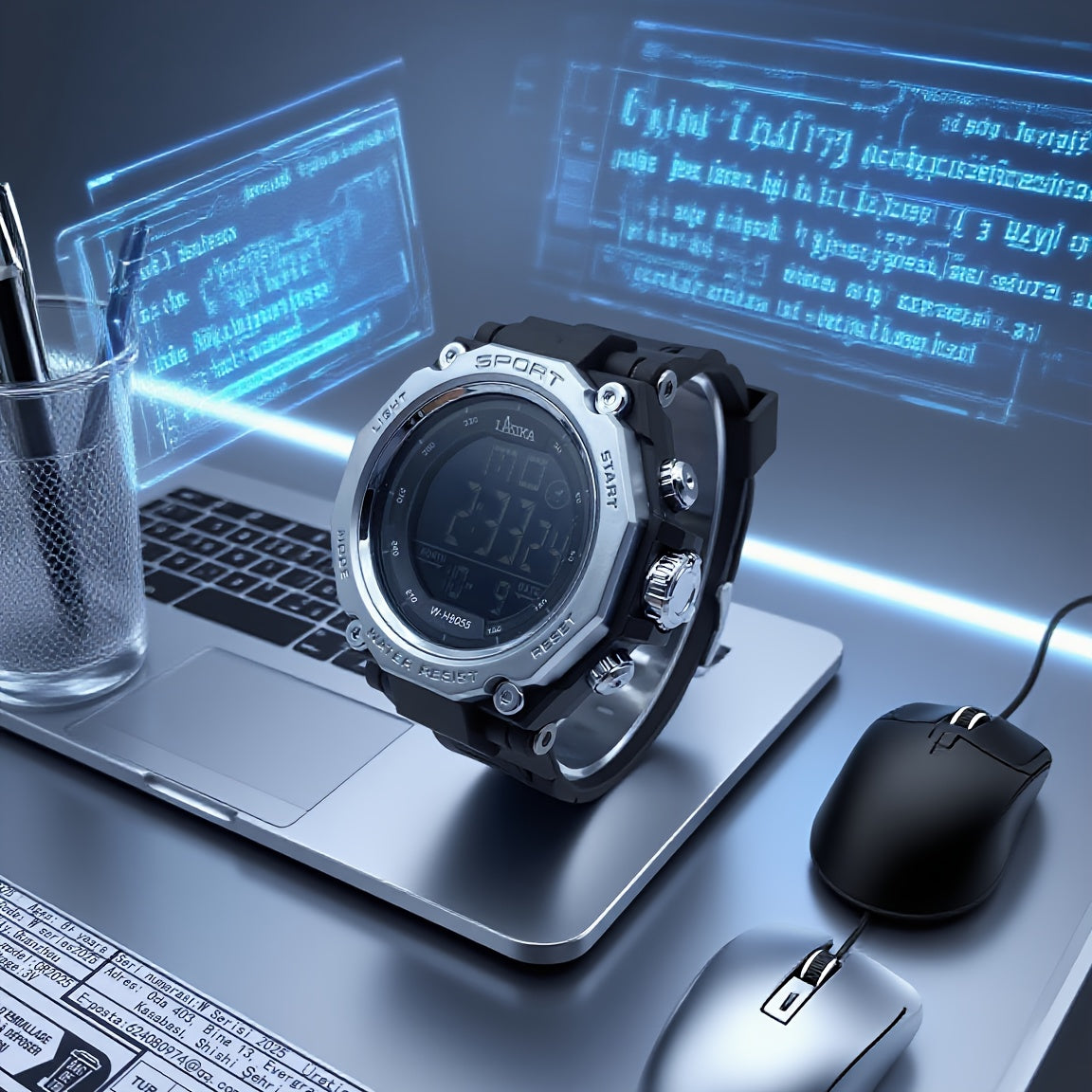 Boys' Student Watch with Alarm & Waterproof Feature