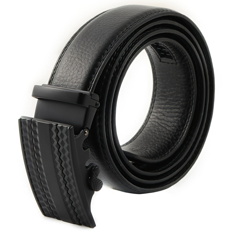 Men's PU Leather Slide Ratchet Belt