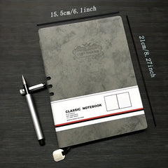 Retro Leather Business Notebooks Set w/ Pens
