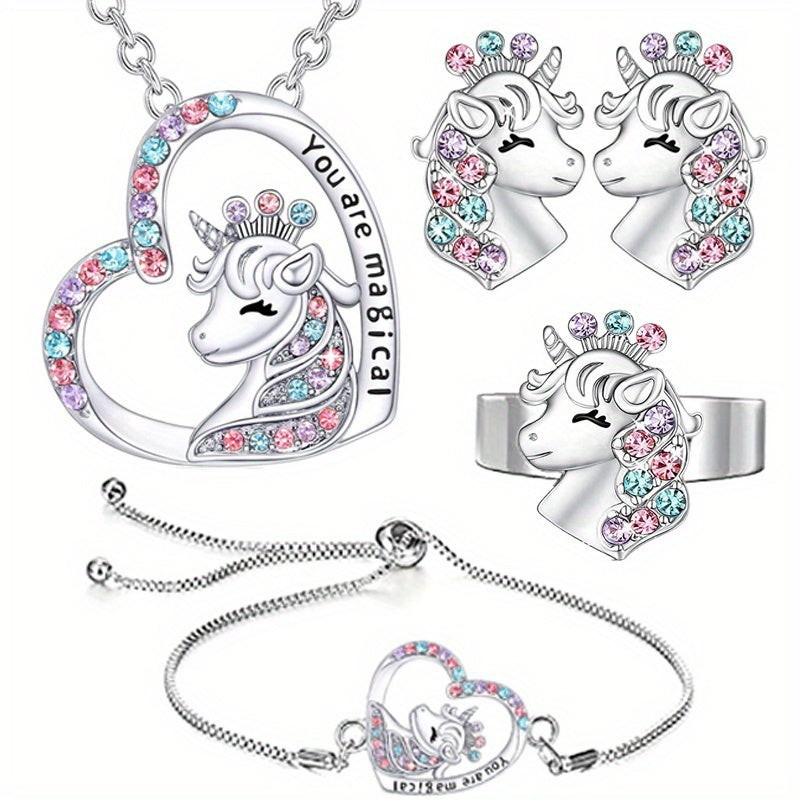 Unicorn Jewelry Set - Perfect Gift for the Special Girl