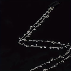 Silvery Braided Chain Tassel Ponytail Decoration Hair Accessories