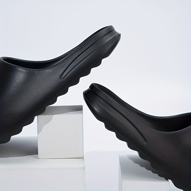 Men's Cloud Slides Pillow Slippers Lightweight Open toe Shoes For Indoor Outdoor