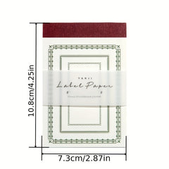 50pcs Vintage Poetry Material Paper Collage Cards Junk Journal Planner