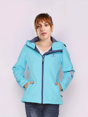 Women's Waterproof Hooded Sports Jacket for Outdoor