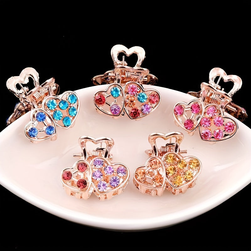 Rhinestone Butterfly Hair Claw Clip Non Slip Grip Hair Jaw Clip