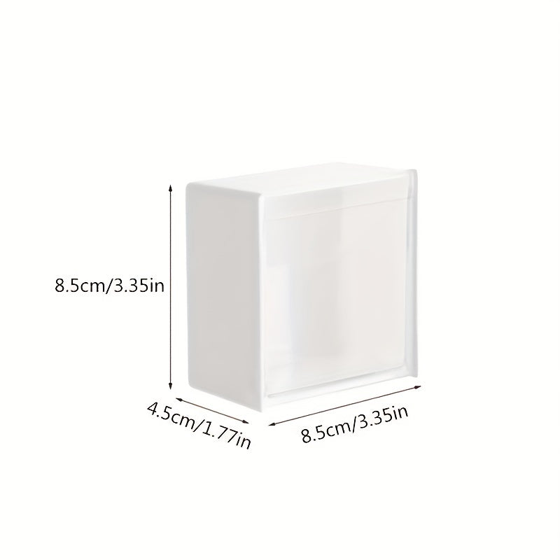 Floating Storage Cube Box - Front Flip Wall-mounted Cosmetic Storage Box