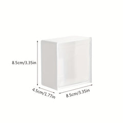 Floating Storage Cube Box - Front Flip Wall-mounted Cosmetic Storage Box