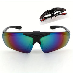 Men's Retro Cycling Glasses Outdoor Sports Flip Sunglasses