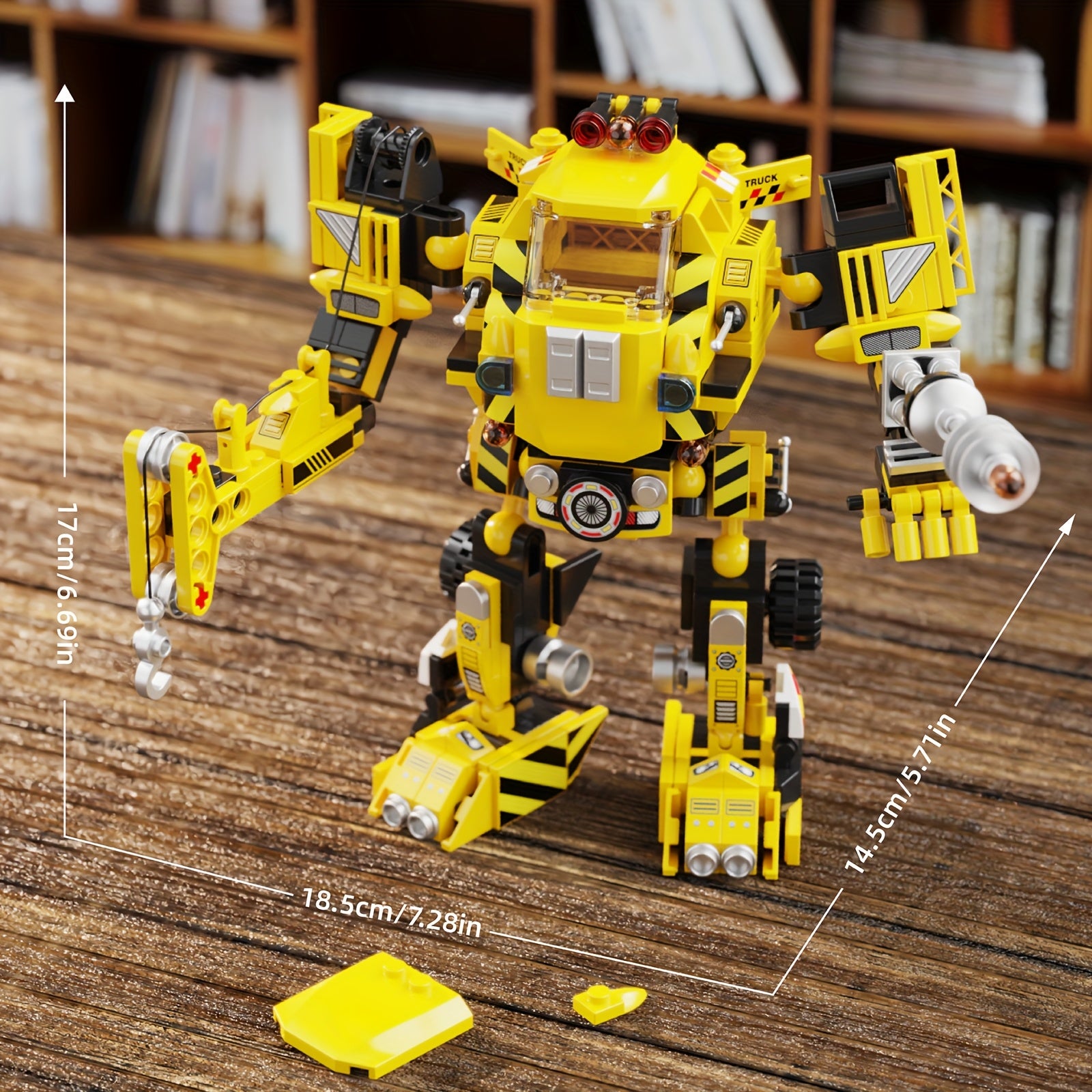 524pcs Jumper Mech Model Building Toy 2 in 1 Building Block Set